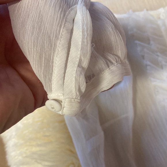 Mark sheer gauze long sleeve top size M - Picture 9 of 9
